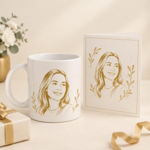 AI Portrait Greeting Card